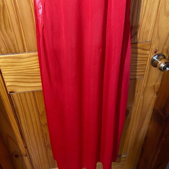 Vintage Red Texasheen Peignoir Set - Picture 8 of 11